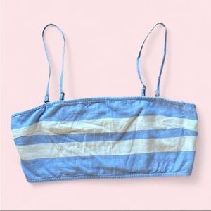 Celandine Linen Top w/ Adjustable Straps/Strapless